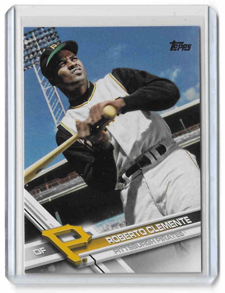 2017 Topps Update US136 Roberto Clemente Photo Variation